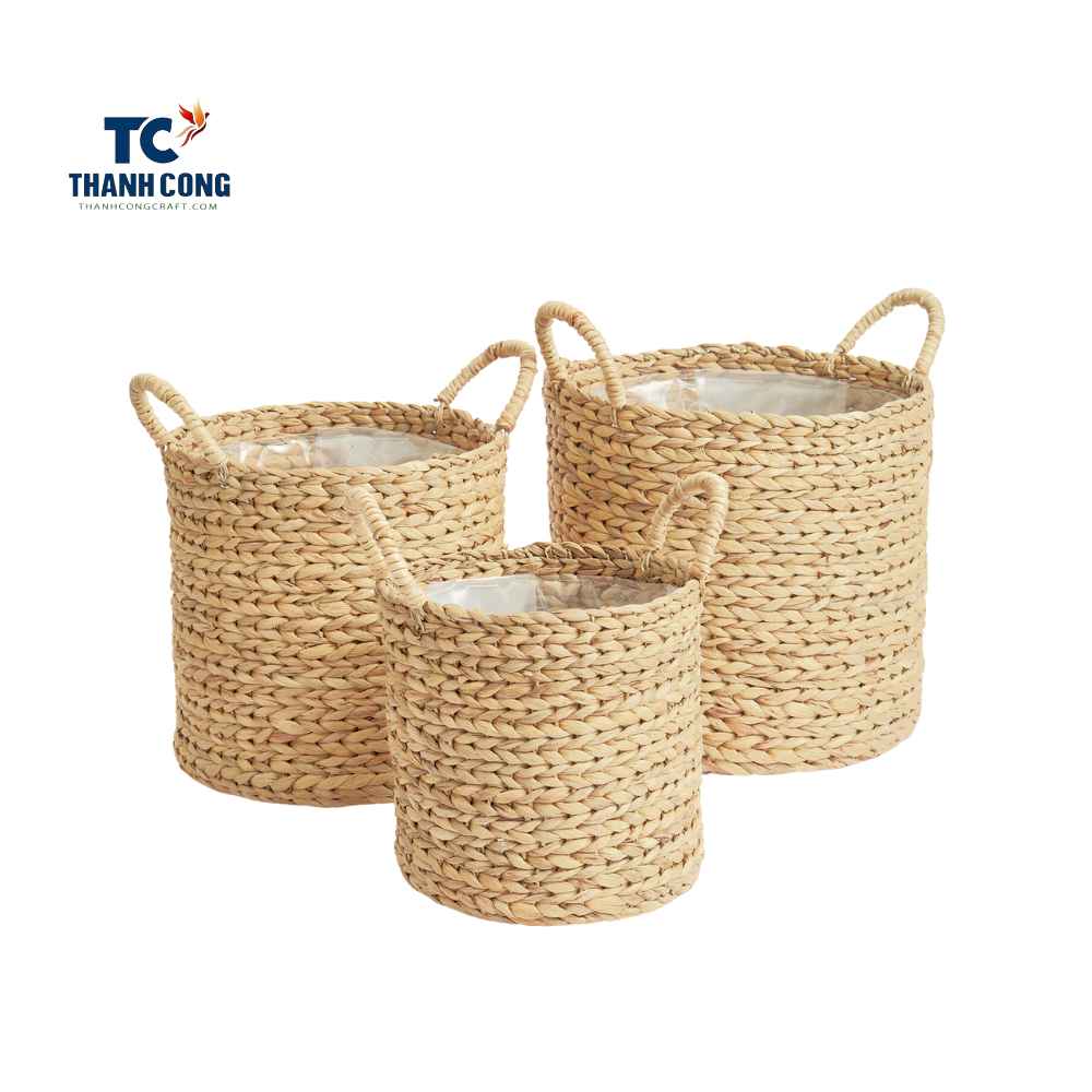 Water Hyacinth Basket With Handles