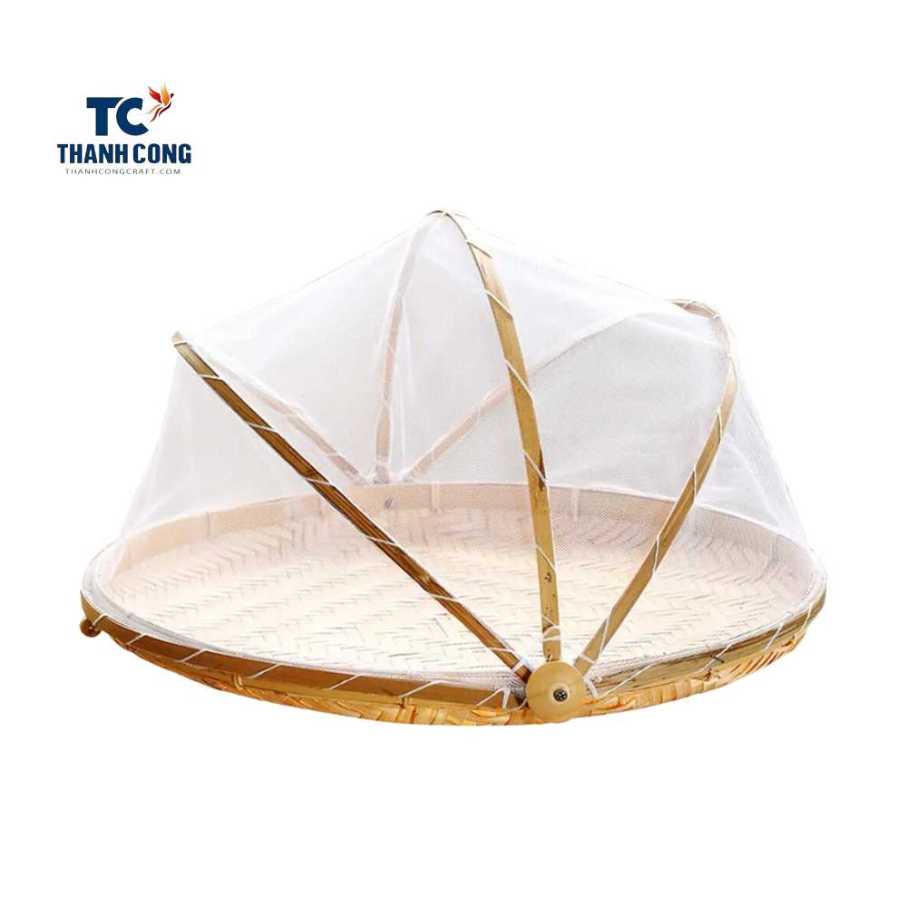 Bamboo Fruit Basket With Protective CoverBamboo Fruit Basket With Protective Cover